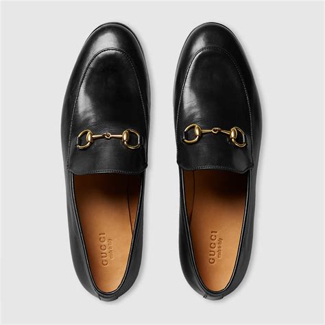 gucci leather jordaan loafers|gucci jordaan leather loafer women's.